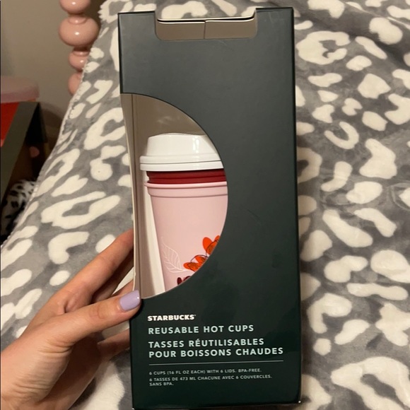 Starbucks 2021 valentines collection hot cups NIB